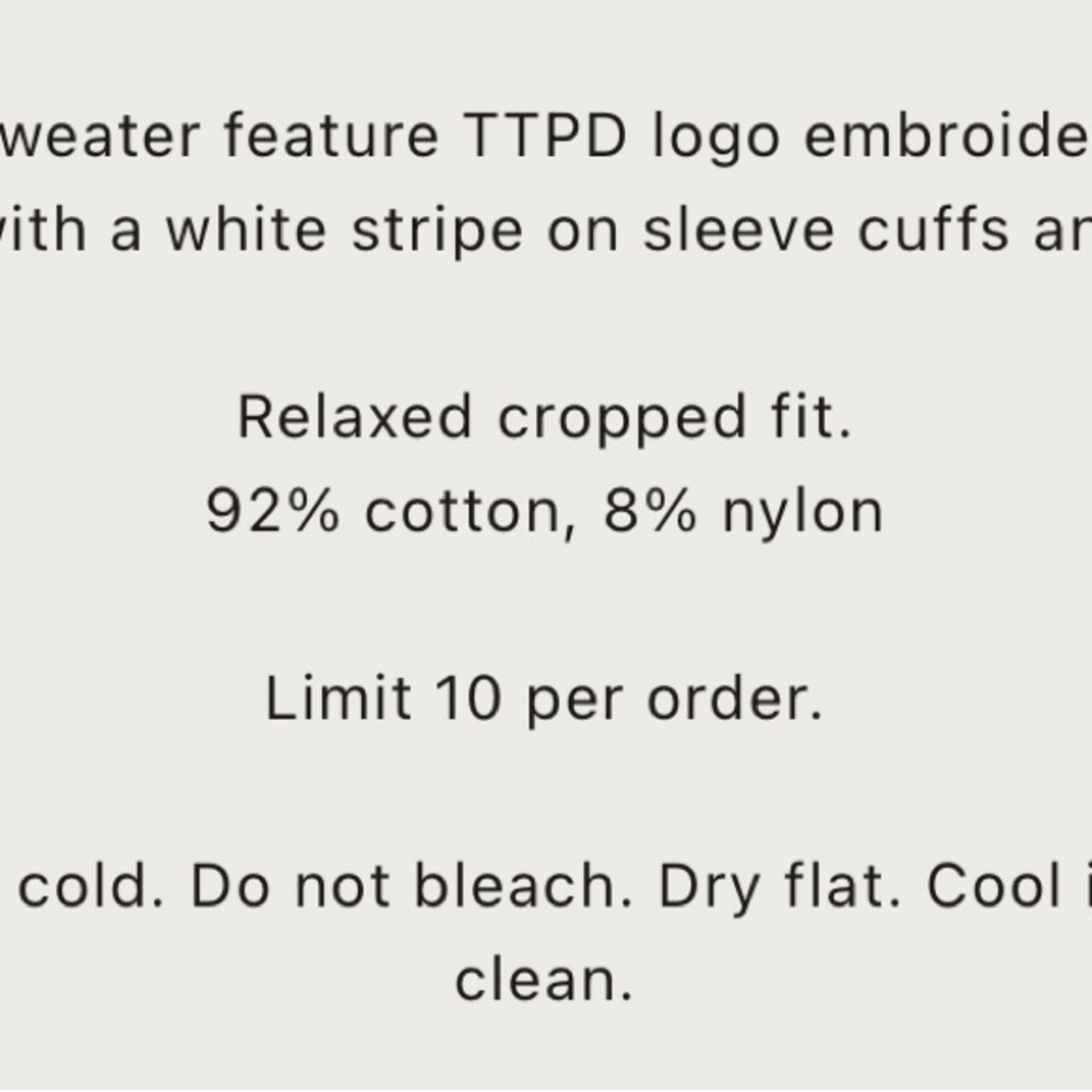 TTPD V-Neck Knit Sweater - Picture 5 of 6